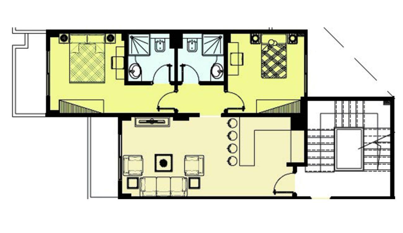 Two Bedroom Apartment 